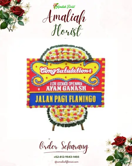 Sewa Papan Bunga Sedupi